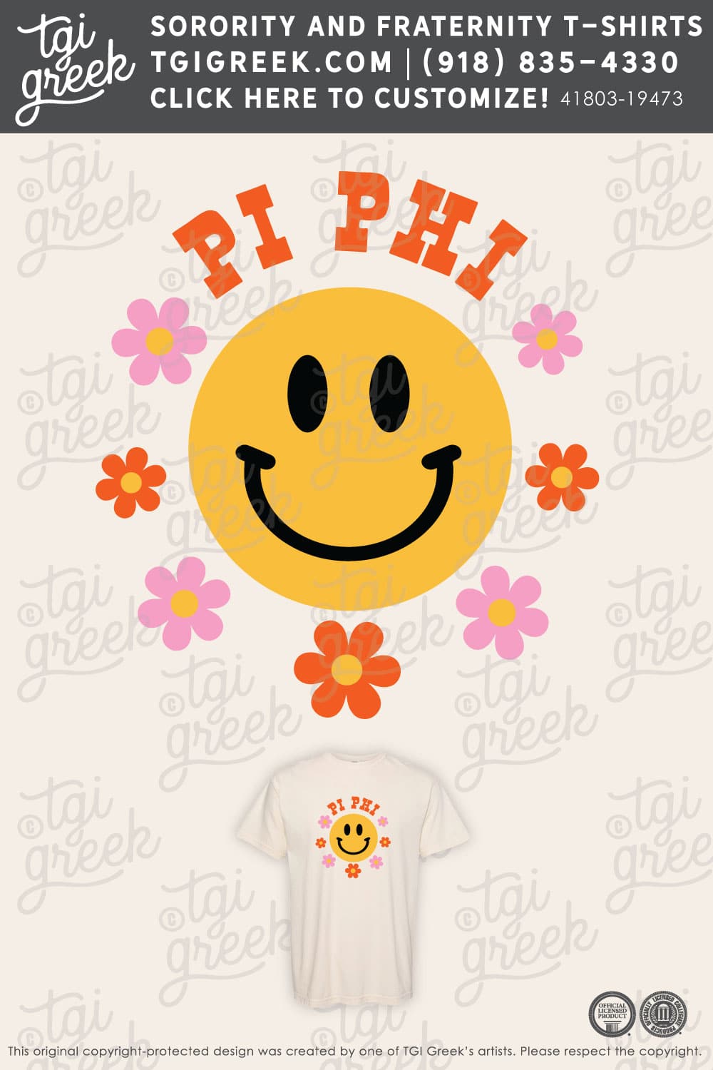 LIVE – Pi Beta Phi Smiley Shirt