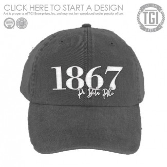 TGI- Pi Beta Phi Hat Design
