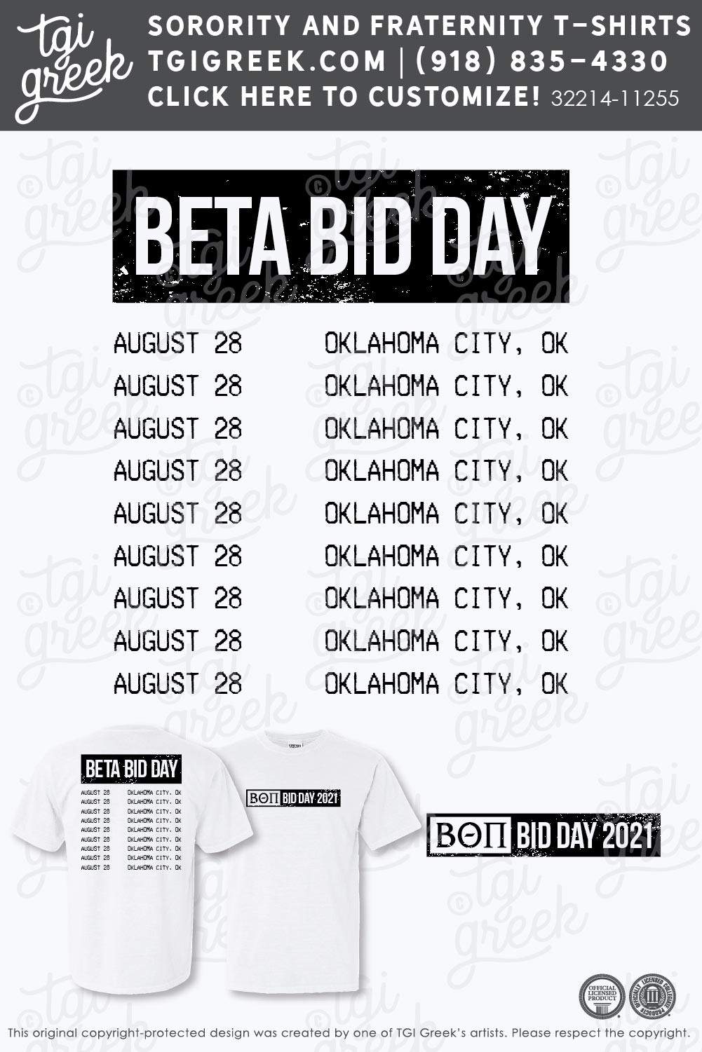 Beta Theta Pi – OU Bid Day
