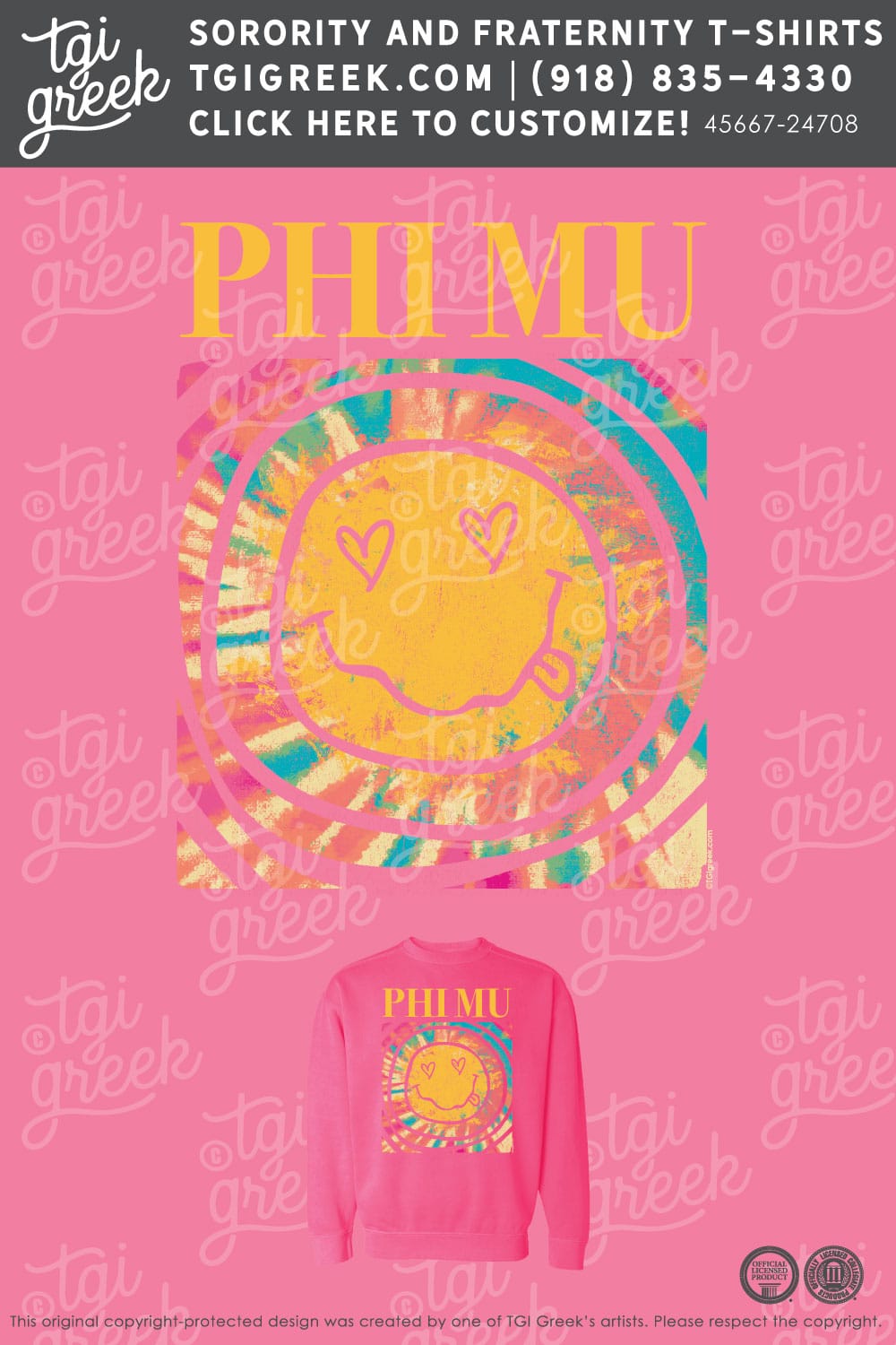 Phi Mu – TSU PR Sweatshirt