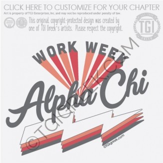 TGI-Alpha Chi Omega Work Week Rays