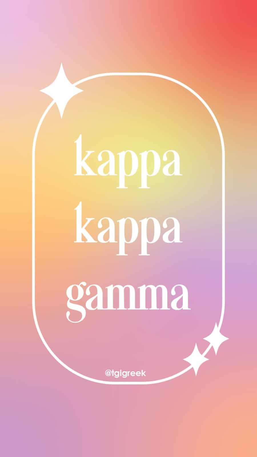 Kappa Kappa Gamma – Phone Background