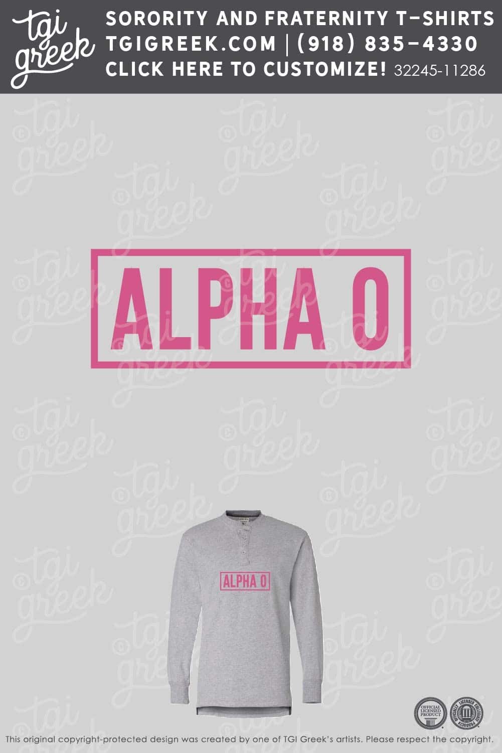 Alpha Omicron Pi – TSU Alpha O Henley