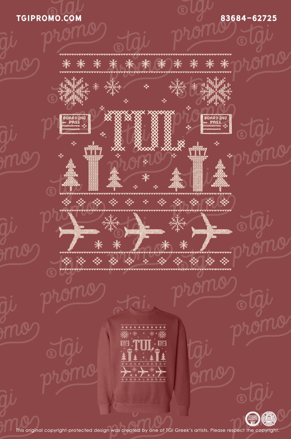 Tulsa International Airport – Christmas Sweater