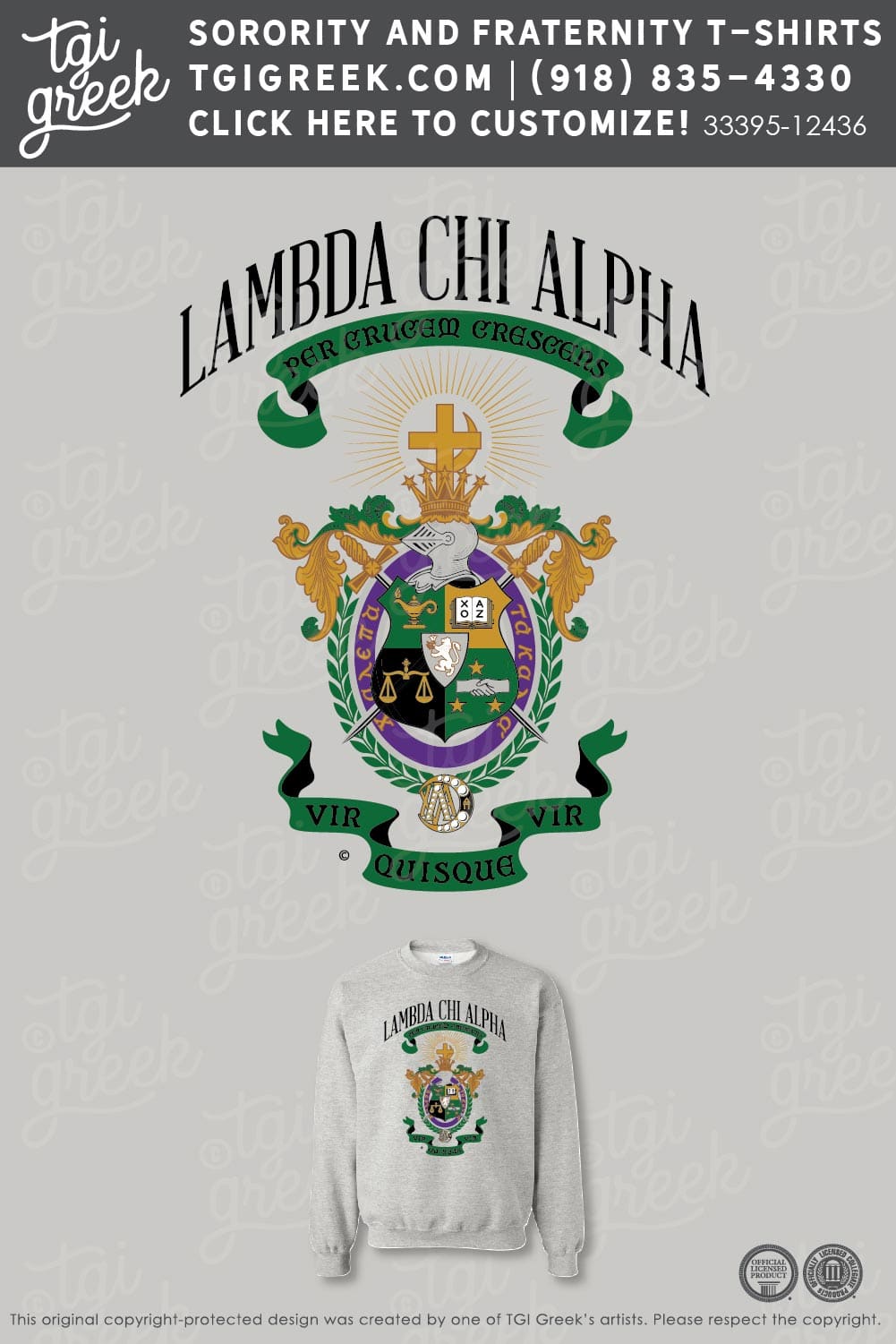 Lambda Chi Alpha – TSU PR Sweatshirt