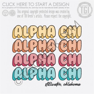 Alpha Chi Omega-OSU PR Shirt