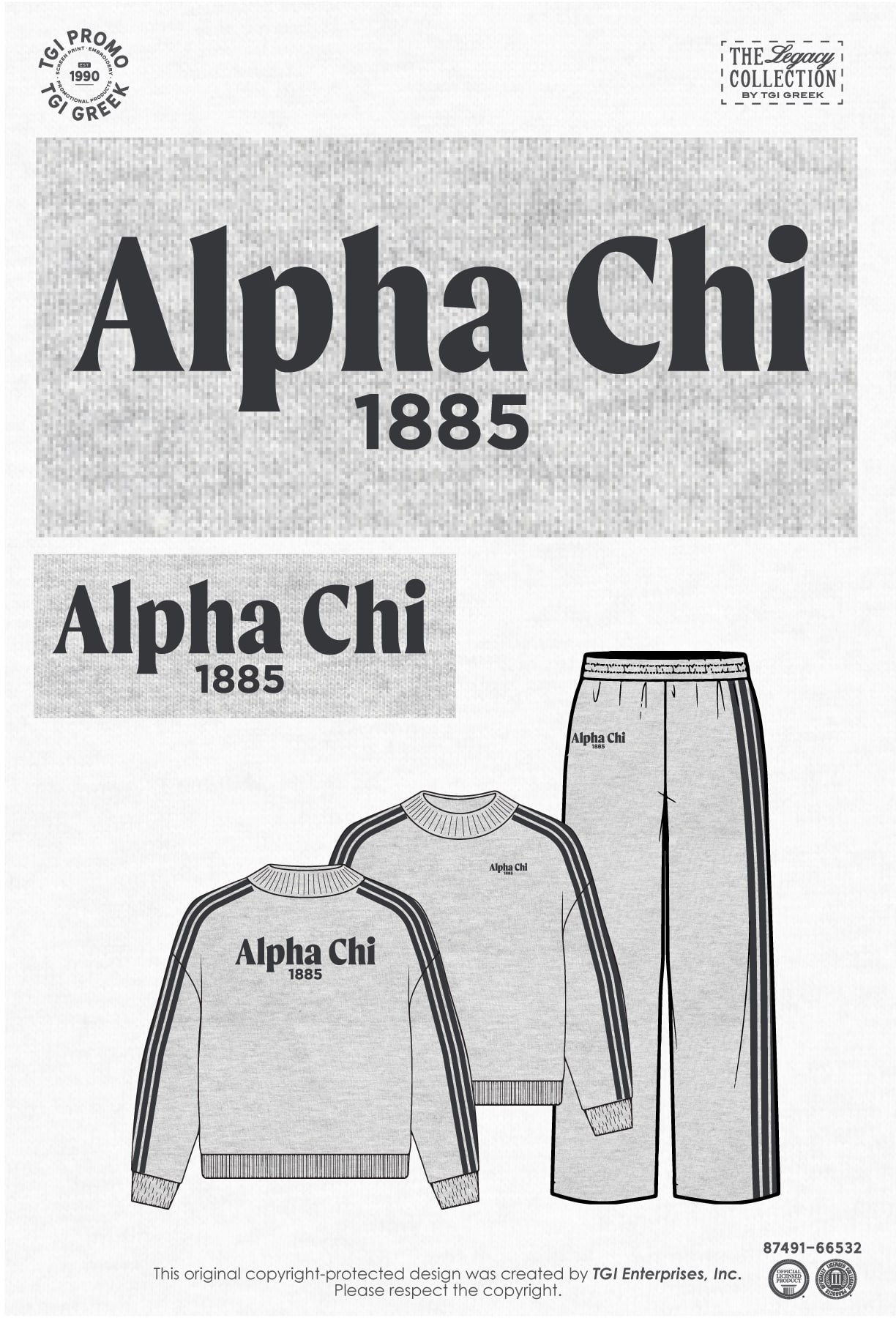 Alpha Chi Omega – TGI Sport Pant Set