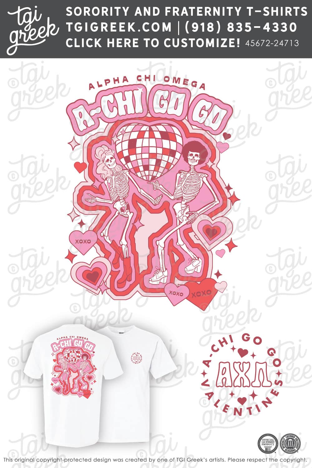 TGI – MKT Alpha Chi Omega Disco Skeletons