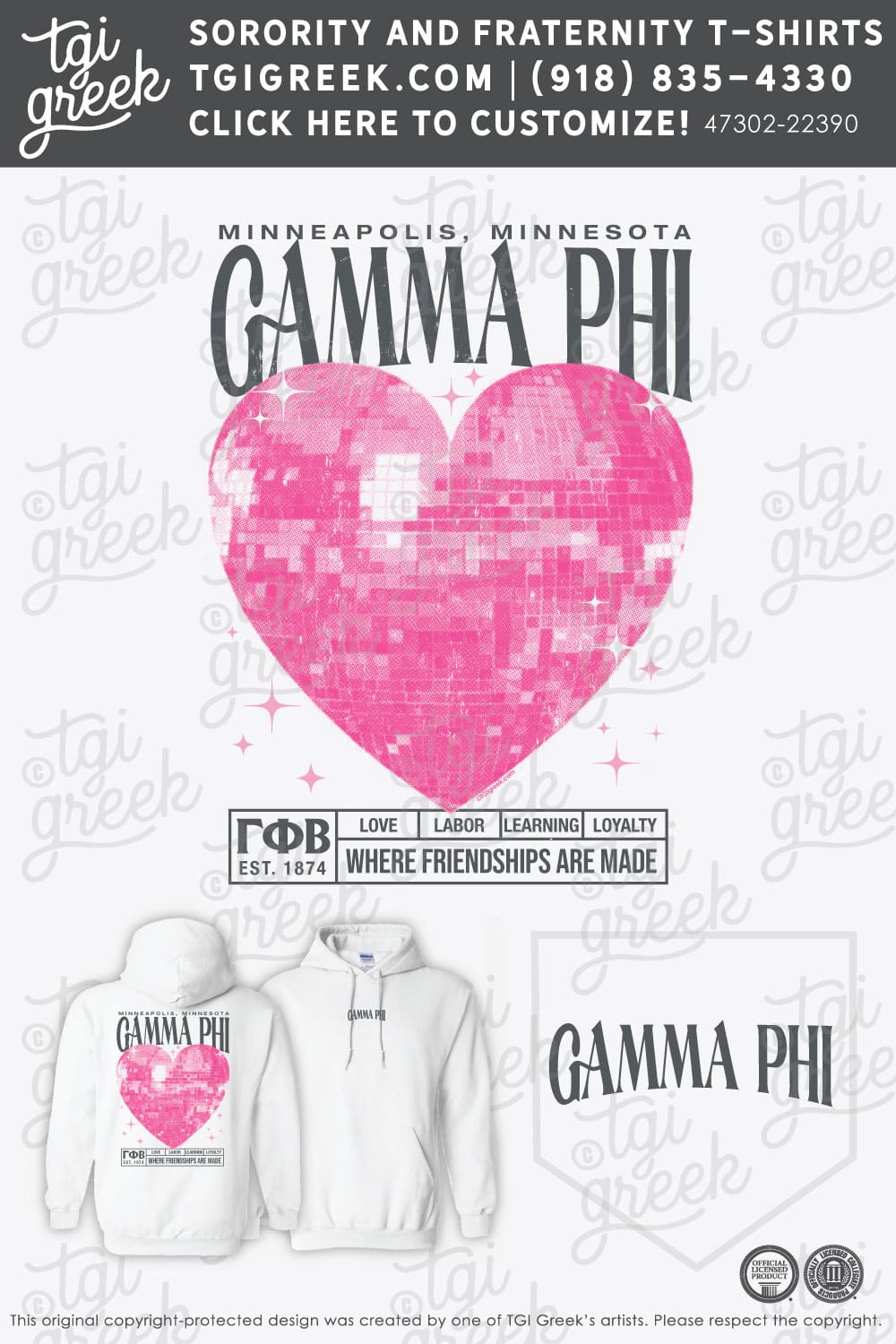 Gamma Phi Beta – UMTC General Merch