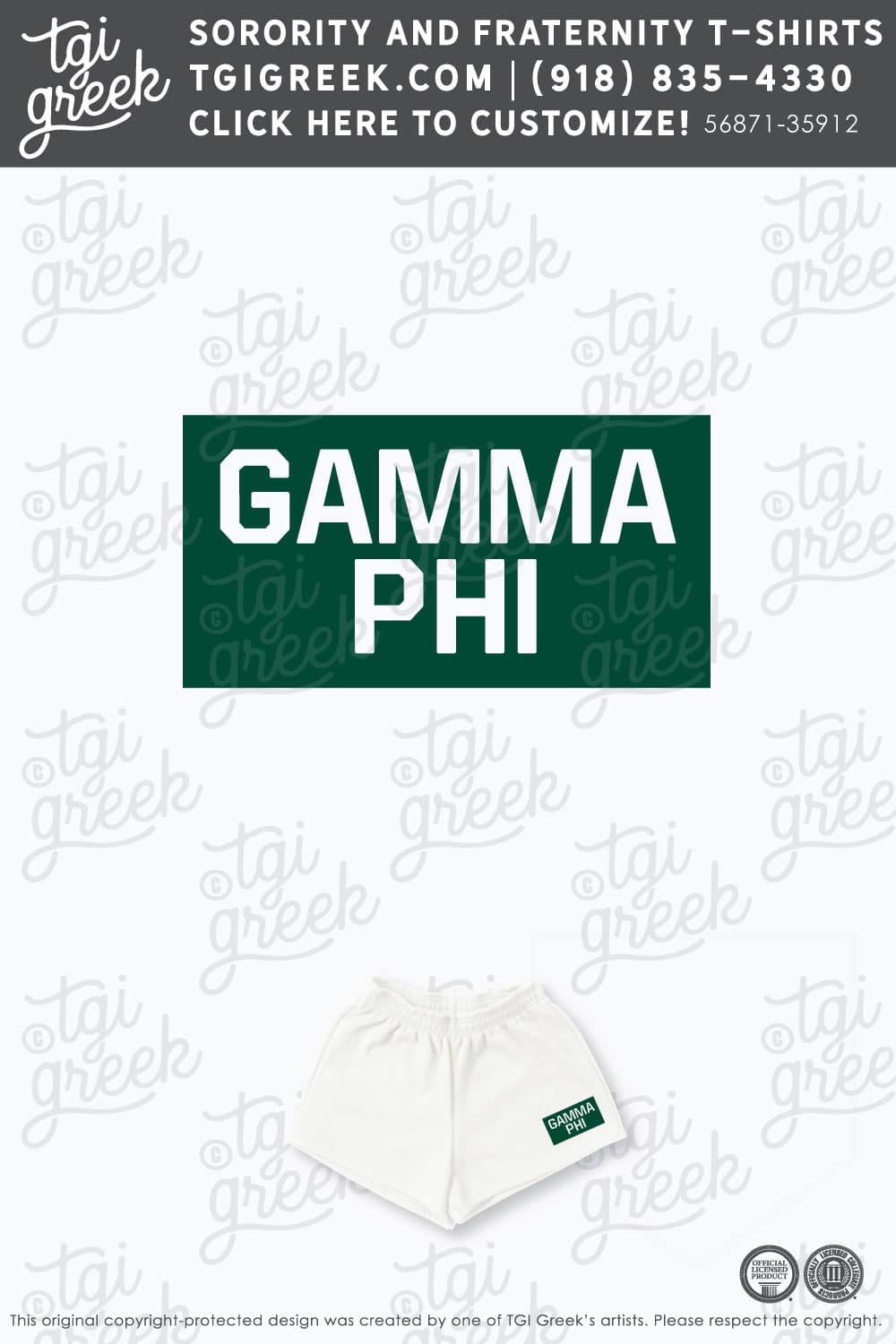 Gamma Phi Beta – OSU Set Shorts