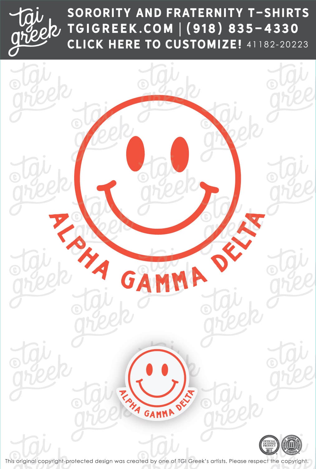 Alpha Gamma Delta – UCO Free Stickers