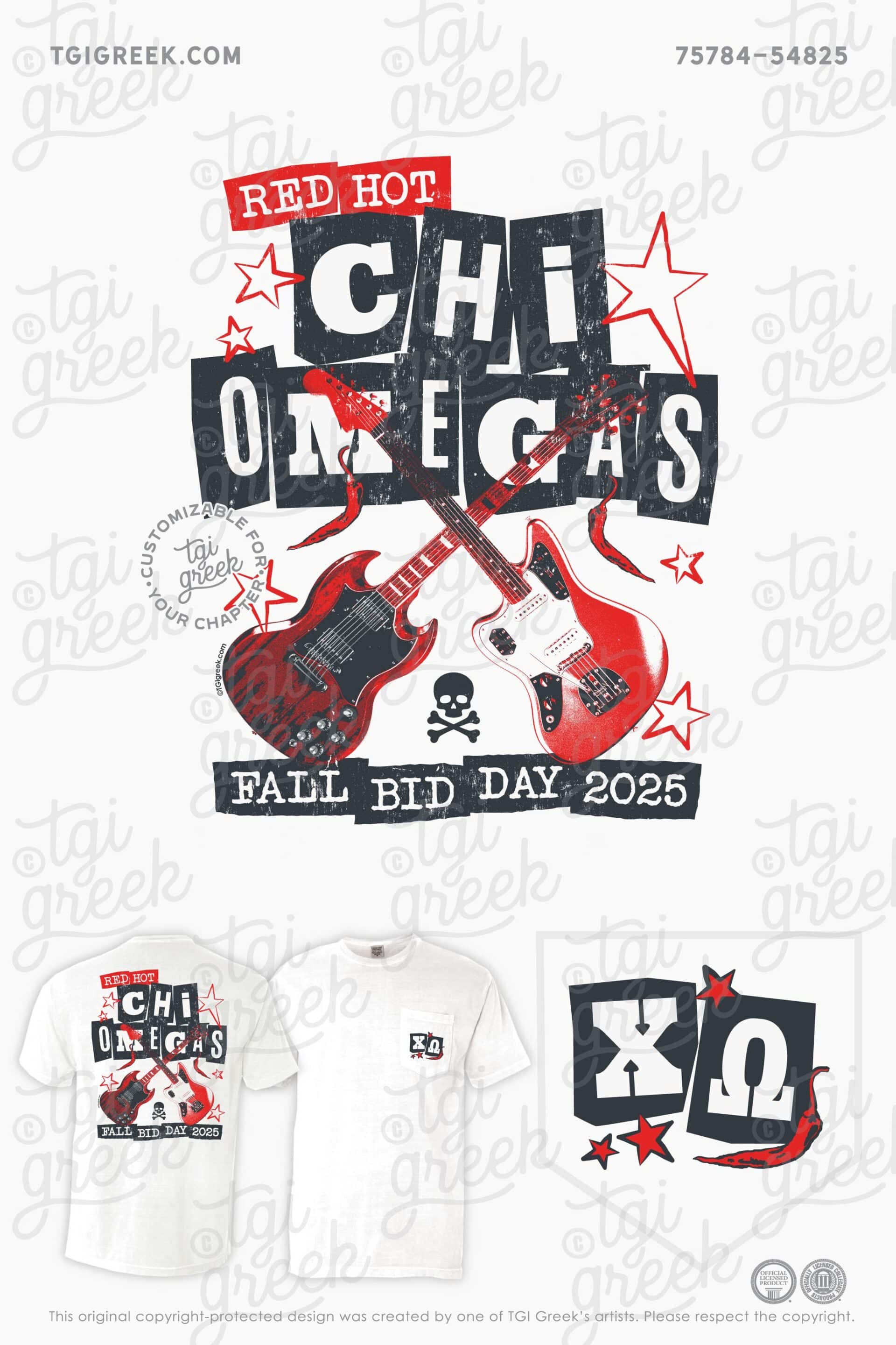 Chi Omega – GSU Fall Bid Day Pocket