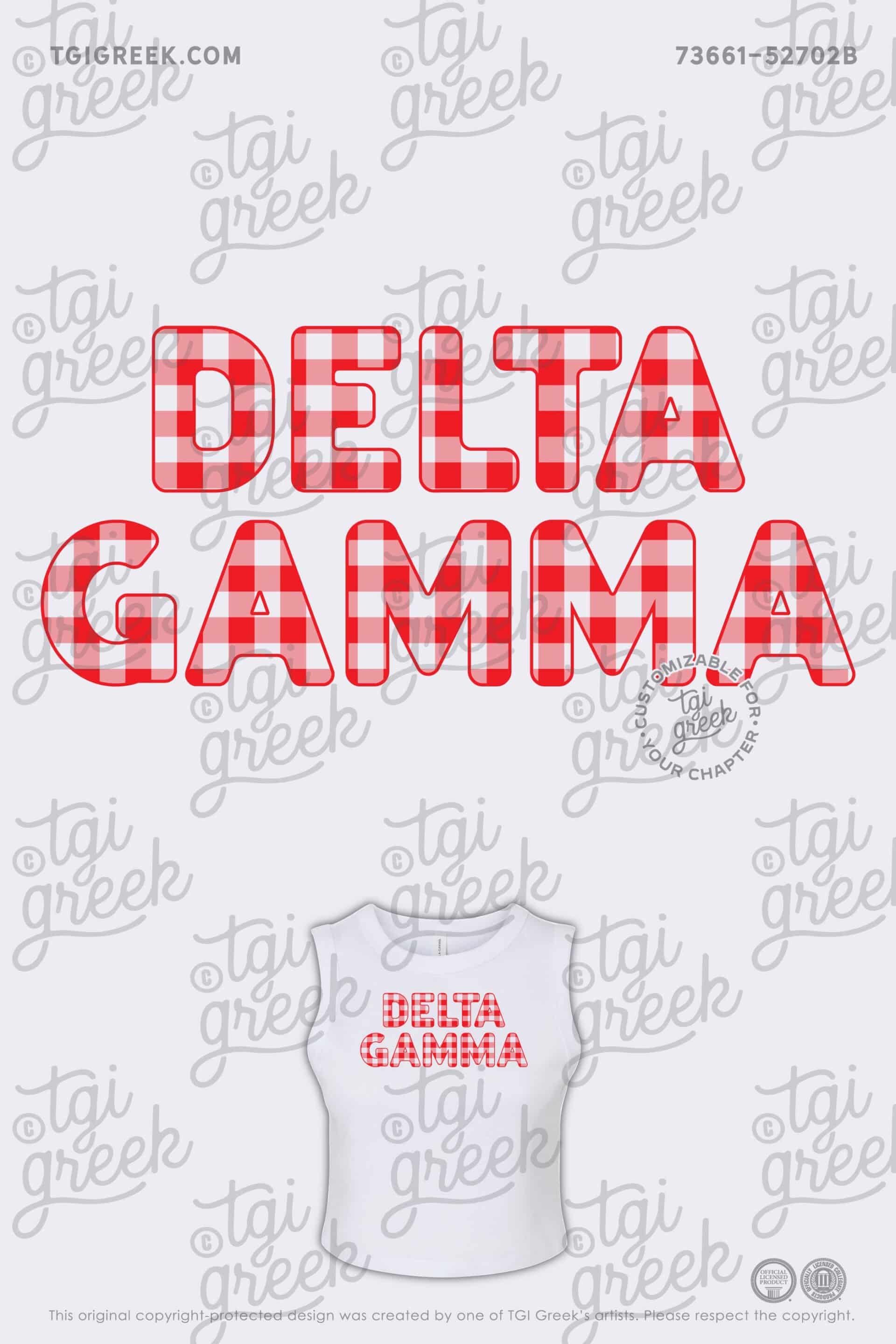 Delta Gamma – KU Bid Day Muscle Tank
