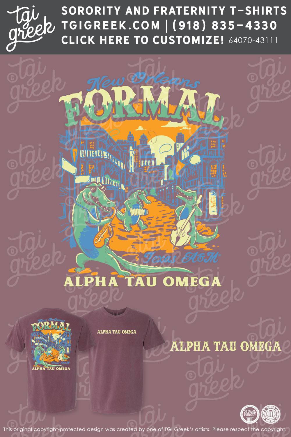 Alpha Tau Omega – TAMU Formal