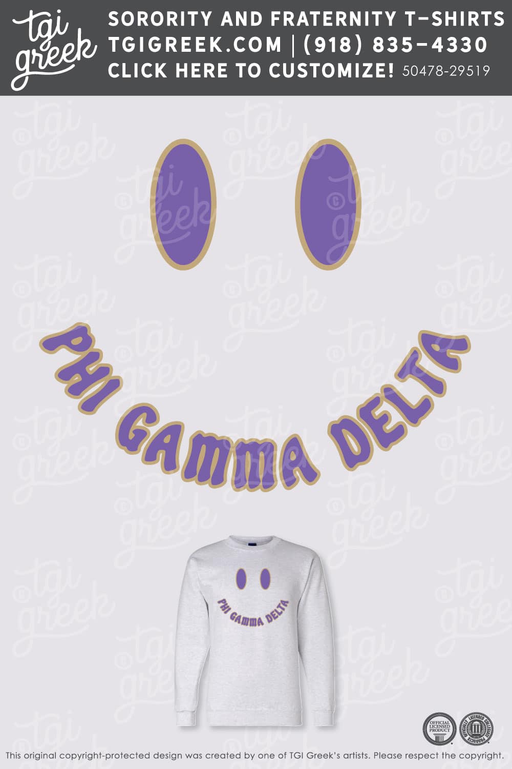 FIJI – OSU Crewneck Smiley