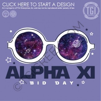 TGI-Alpha Xi Delta Galaxy Bid Day