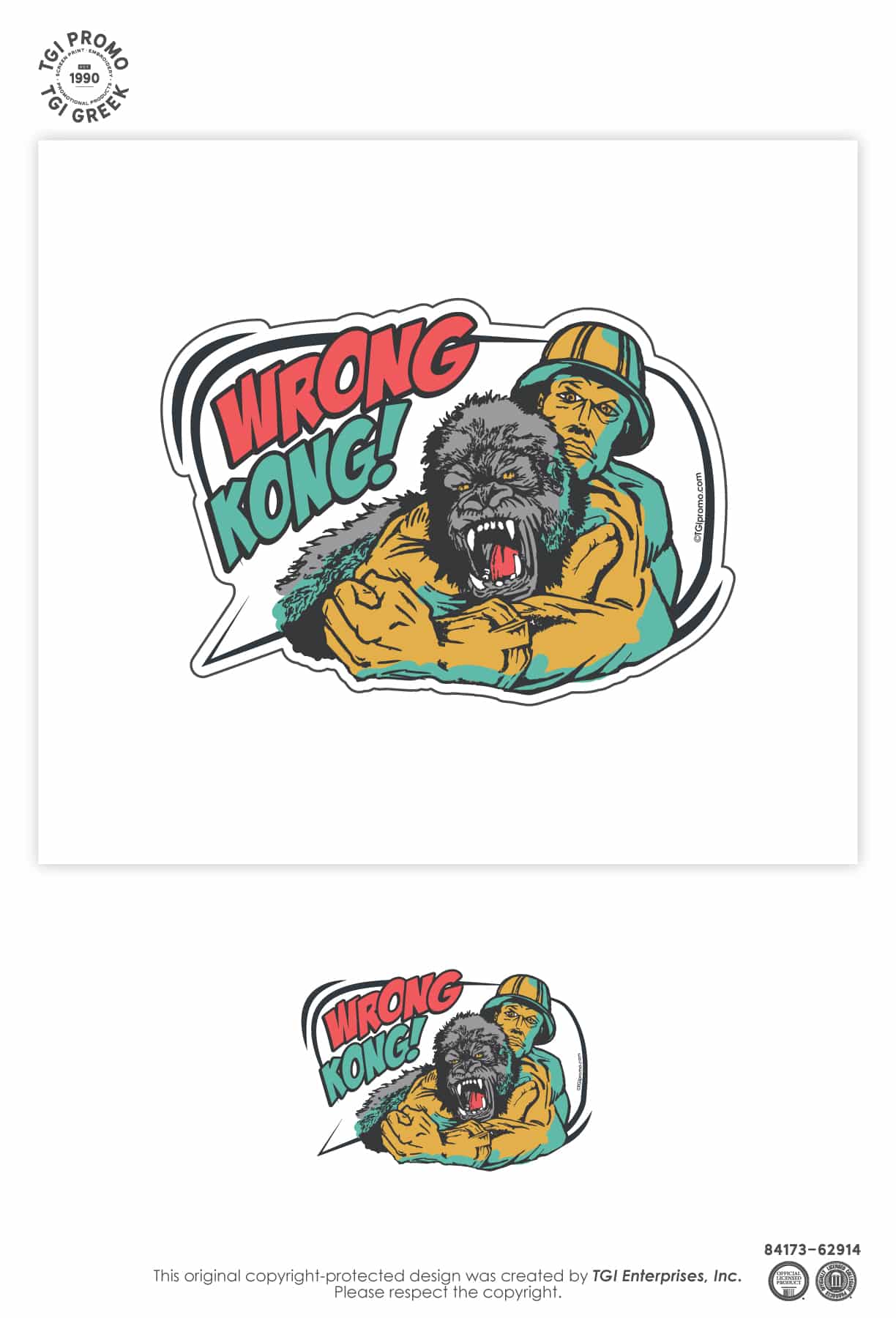 TGI Promo – Driller Gorilla Magnet