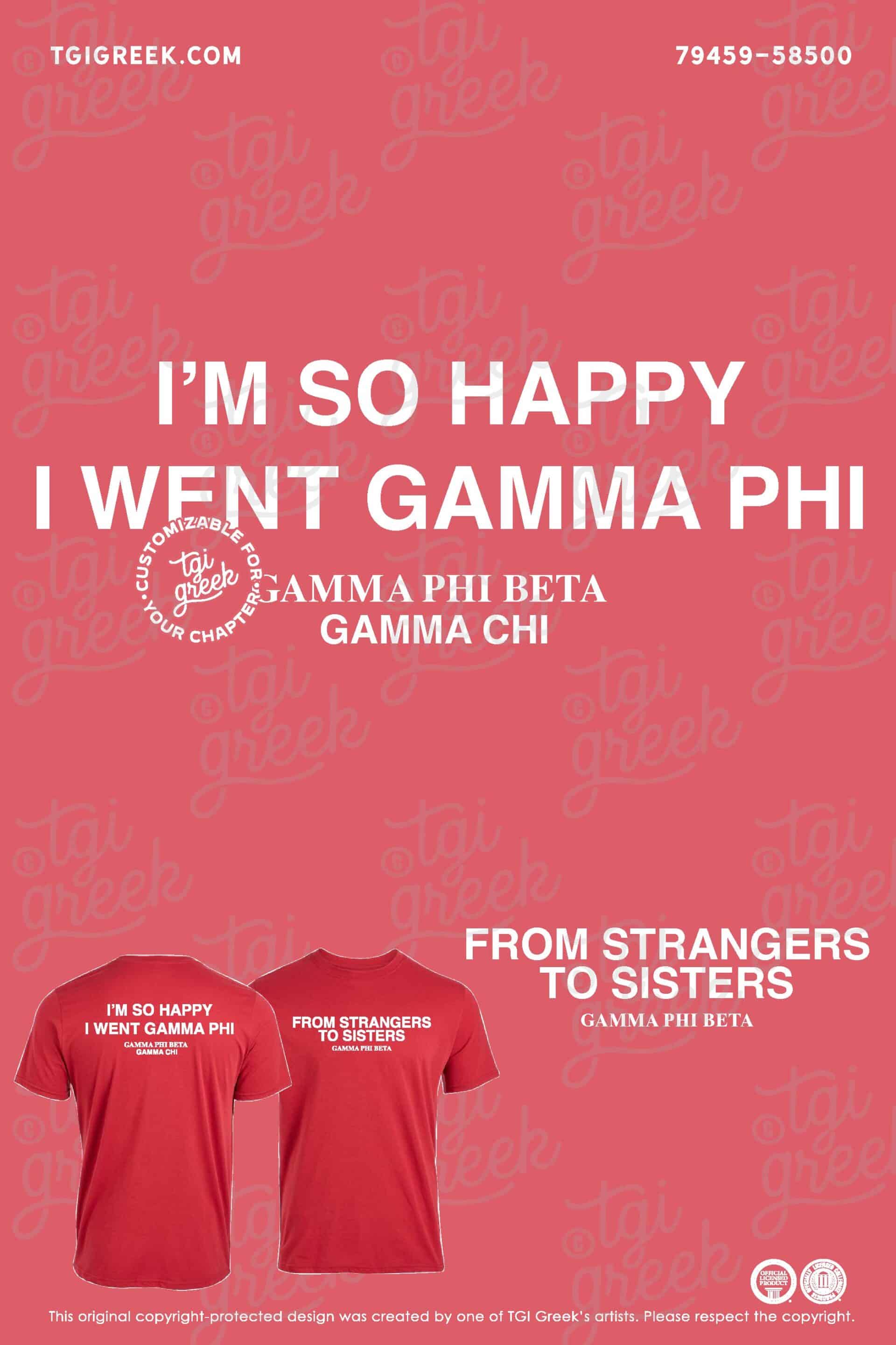 Gamma Phi Beta – TXSU Sisterhood Retreat Shirts