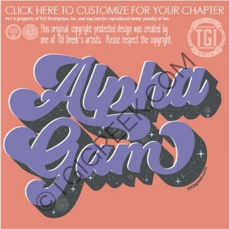 TGI-Alpha Gamma Delta groovy word space