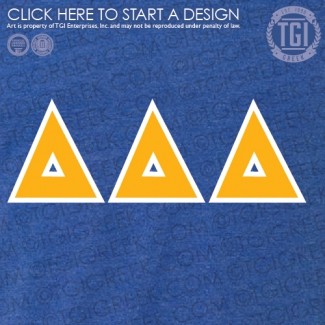 Delta Delta Delta-OU Bid Day Applique