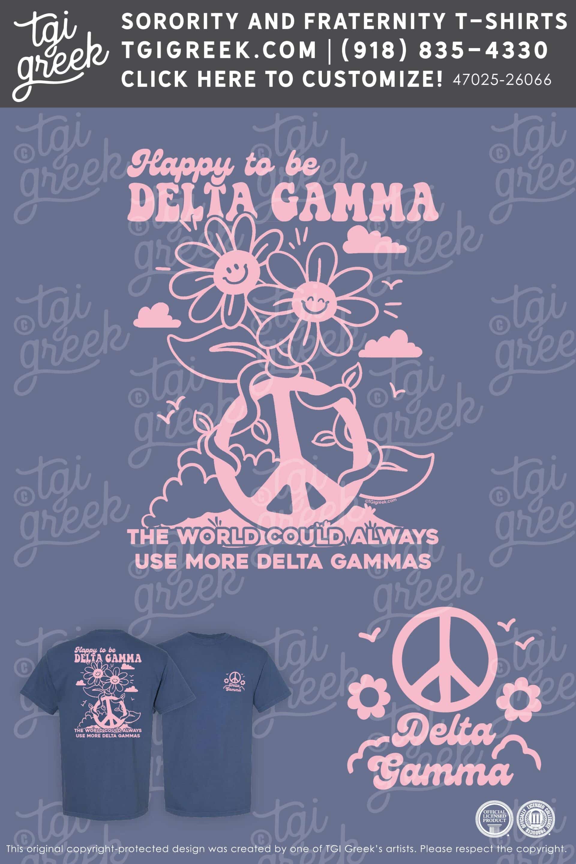 TGI – Delta Gamma Happy to Be