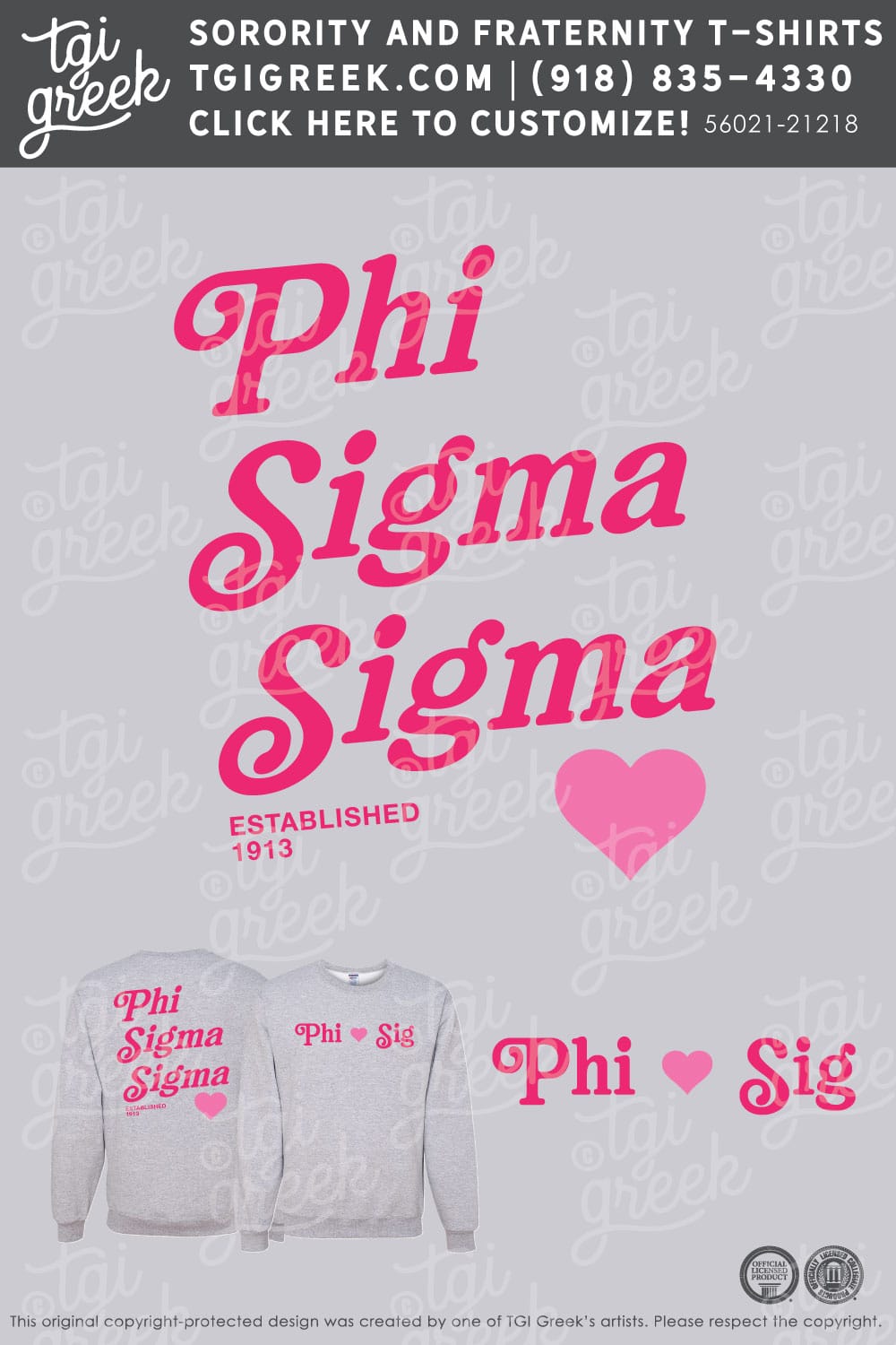 Phi Sigma Sigma – WID Sisterhood Sweatshirt