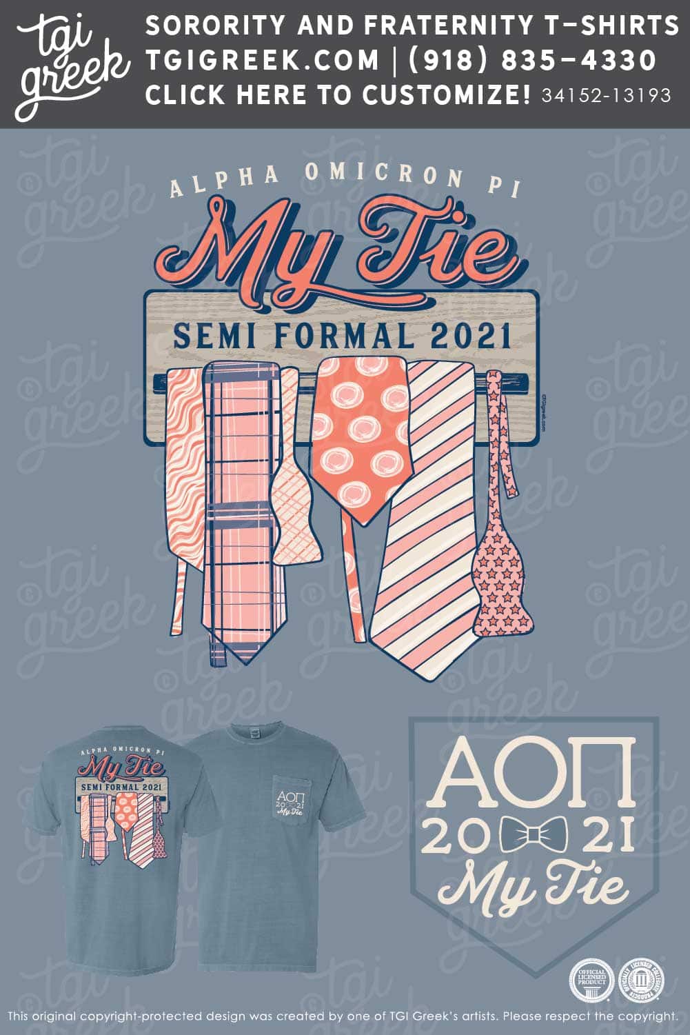 Alpha Omicron Pi – OU Semi Formal My Tie