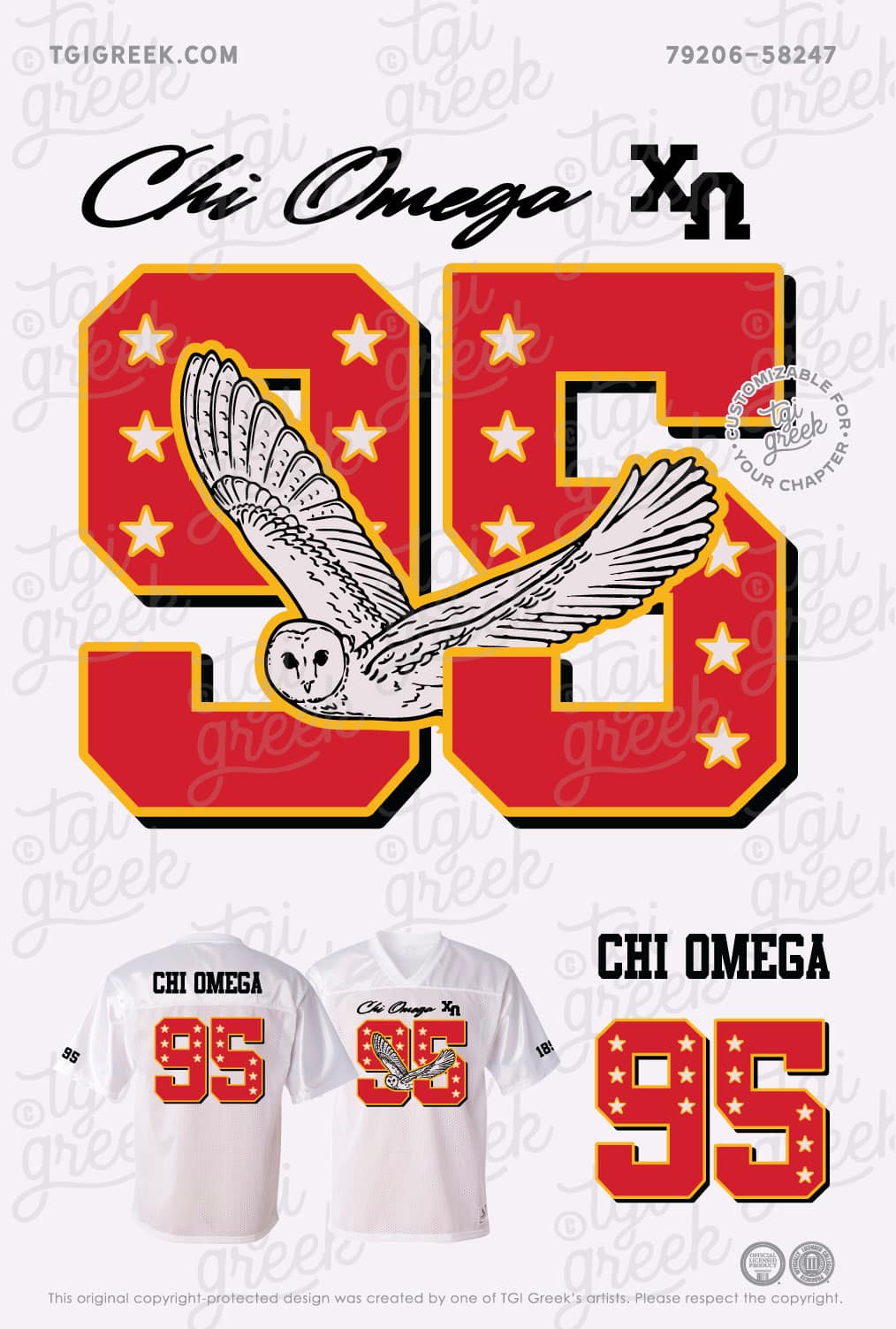 Chi Omega – TGI Jersey Owl