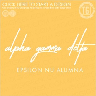 Alpha Gamma Delta-UCO Alumni Shirt