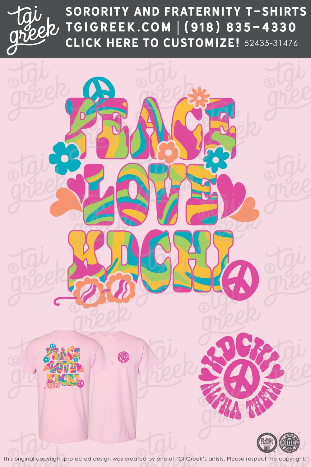 Kappa Delta Chi – UofH Peace Love And KDCHI