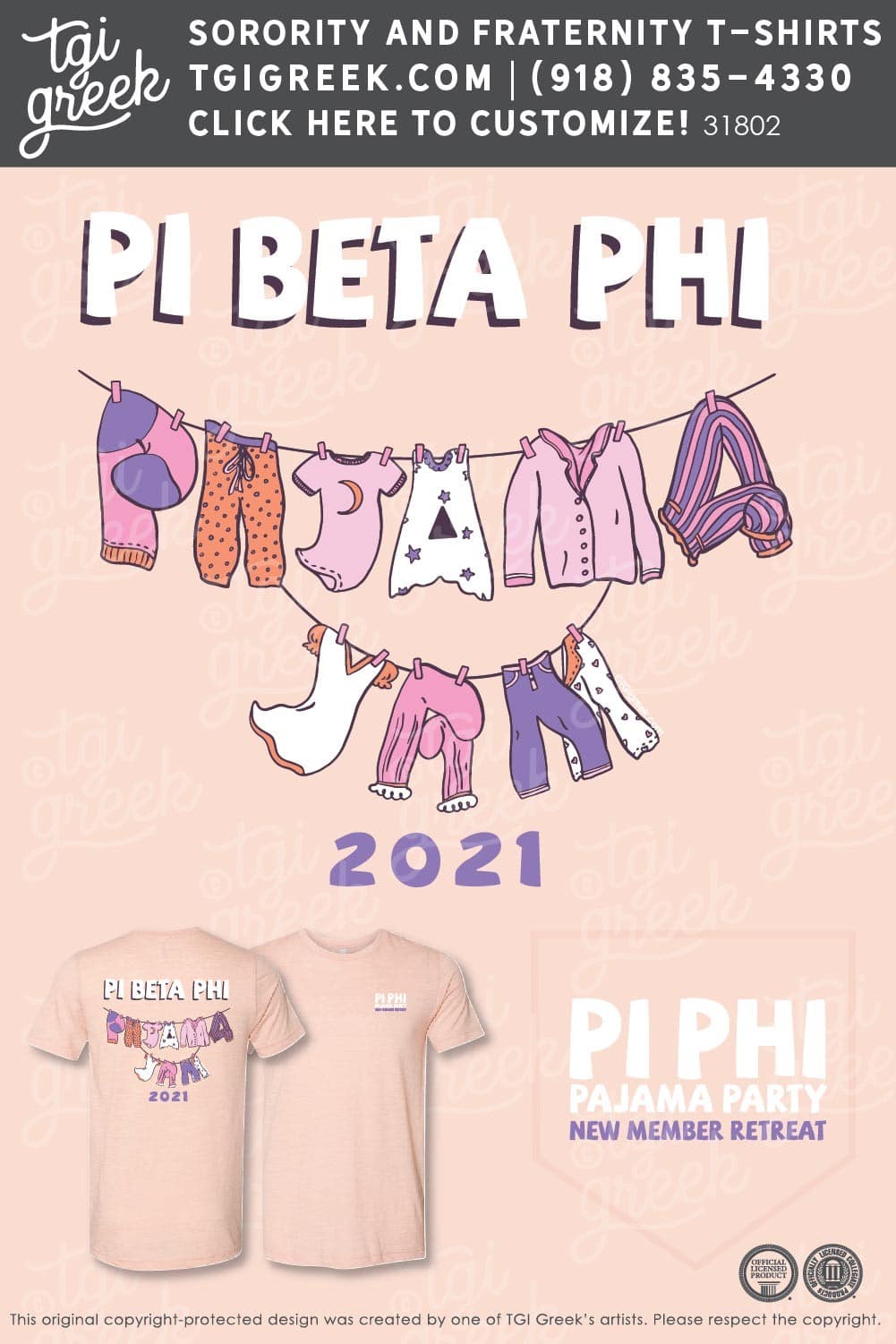 Pi Beta Phi – Pajama Party