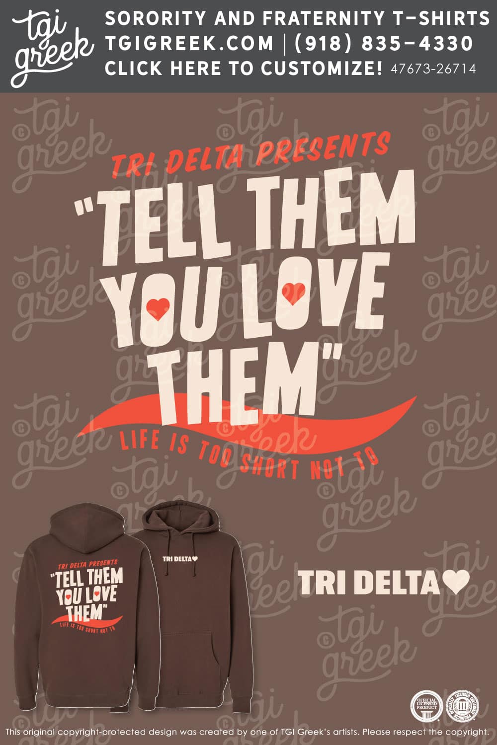 Delta Delta Delta – MIZZ PR Hoodie