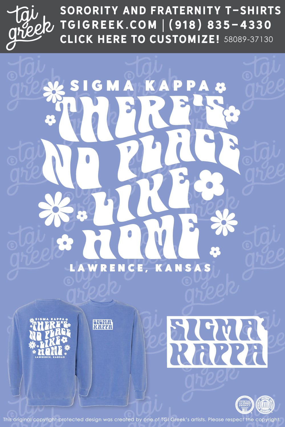 Sigma Kappa – KU Home Sweatshirt