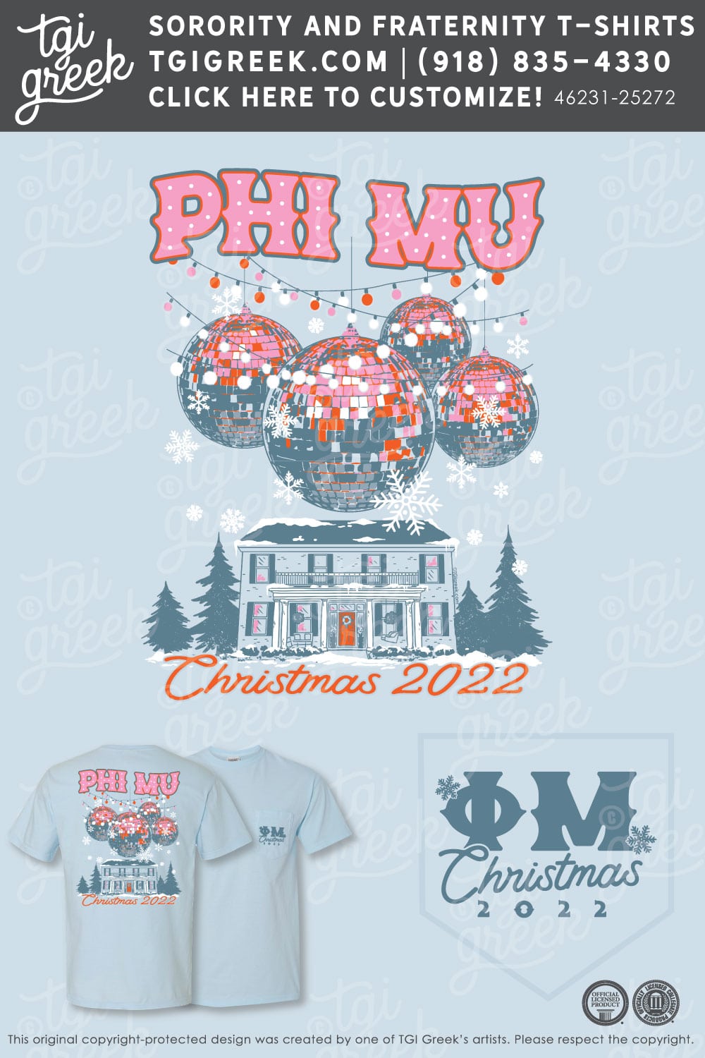 Phi Mu – TROY Christmas House