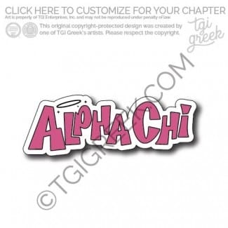 Alpha Chi Omega – OU free Sticker