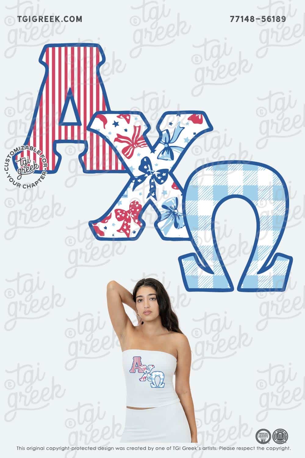 Alpha Chi Omega – CLEM Tube Top