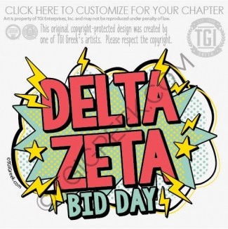 Delta Zeta – bid Day