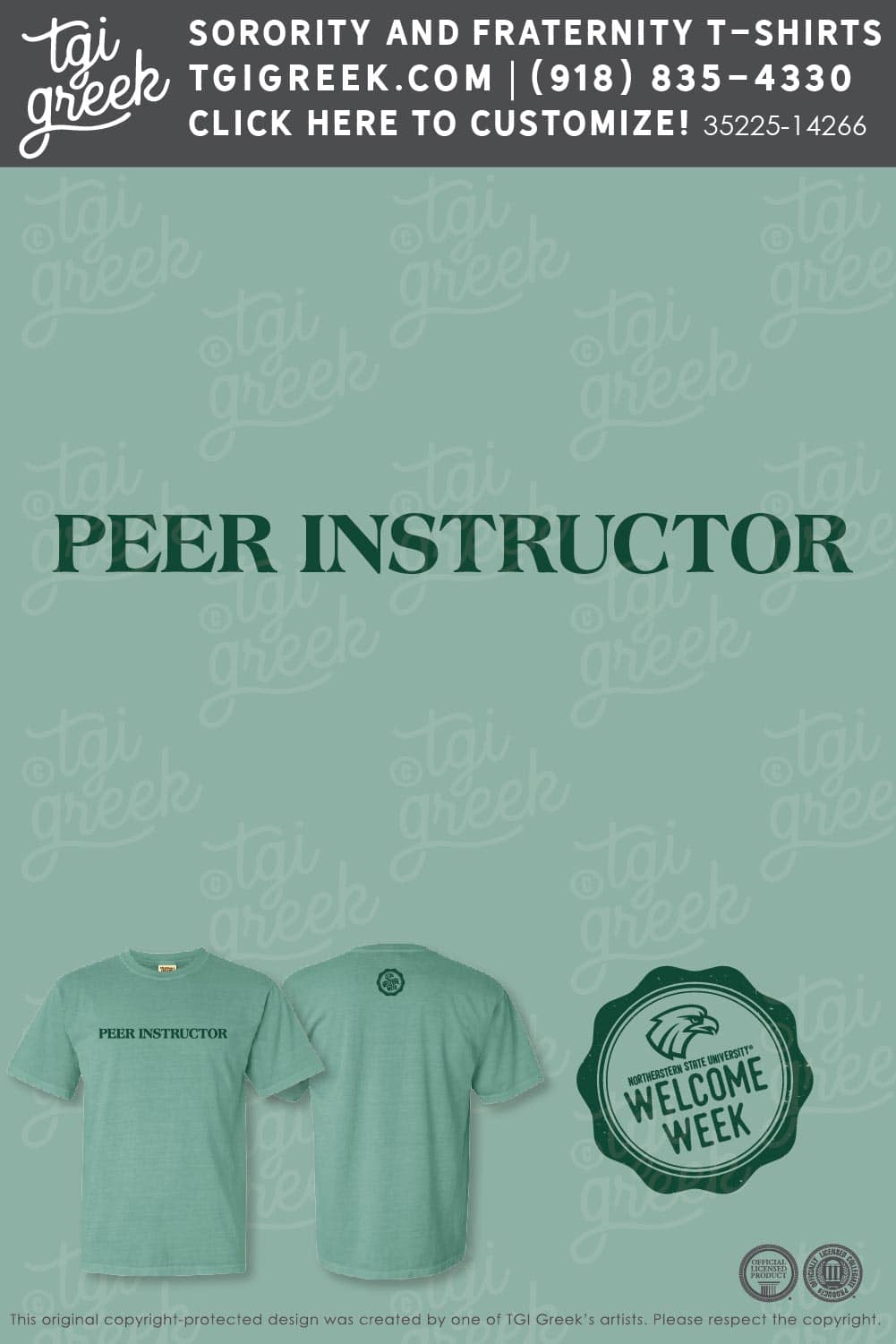 Northeastern State University- Peer Instructor WW PR