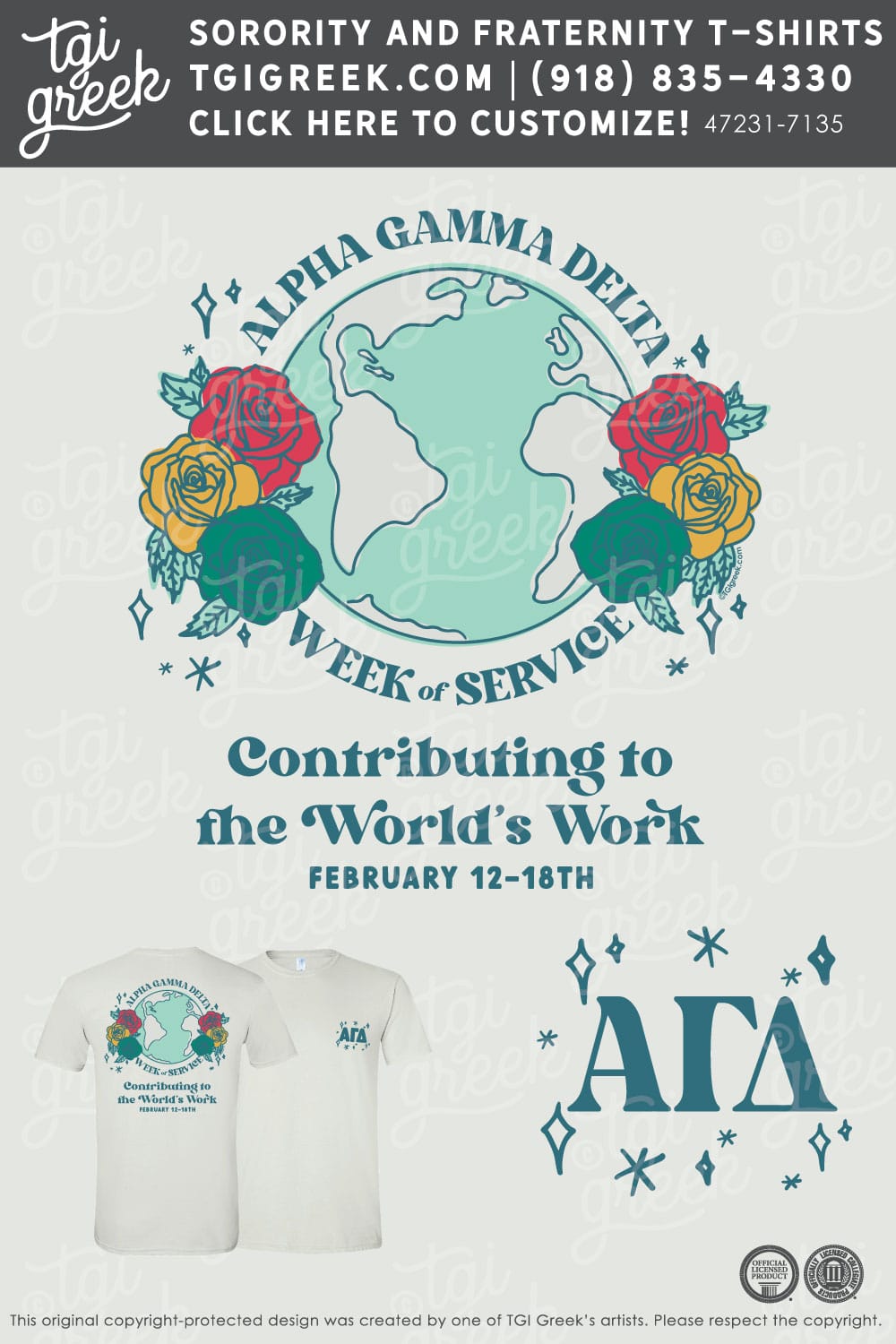 Alpha Gamma Delta – SILU Week of Service