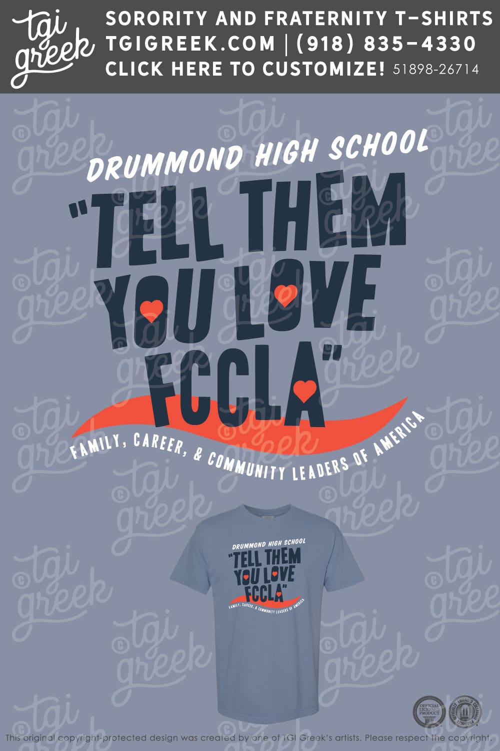 TGI K-12 FCCLA Tell Them