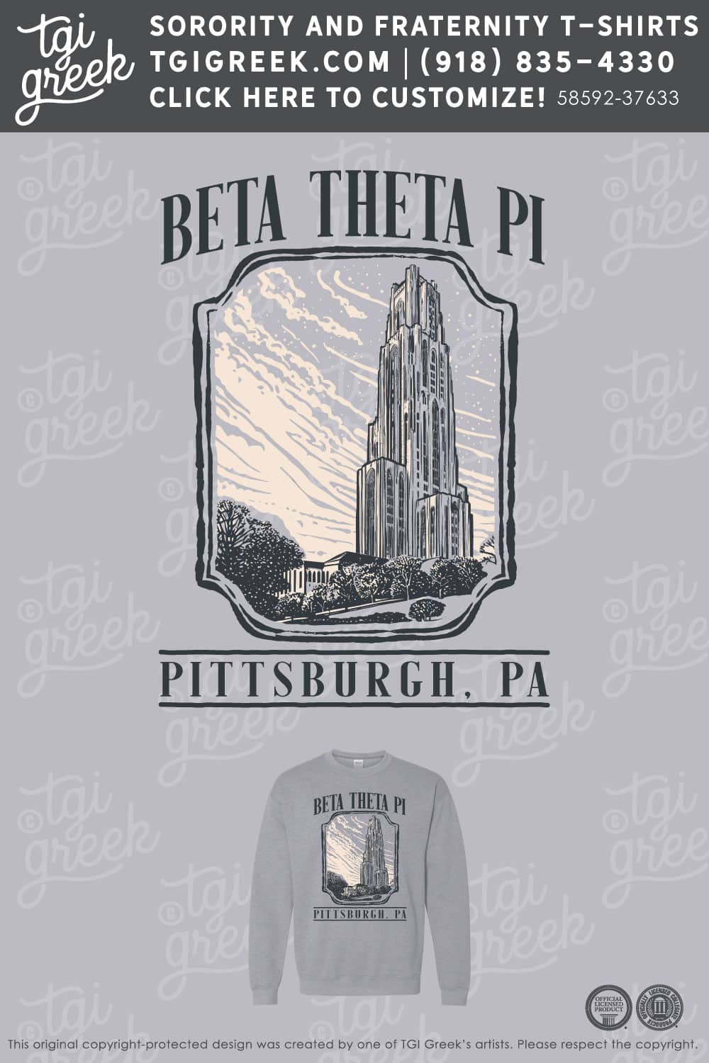 Beta Theta Pi – PITT General Merch