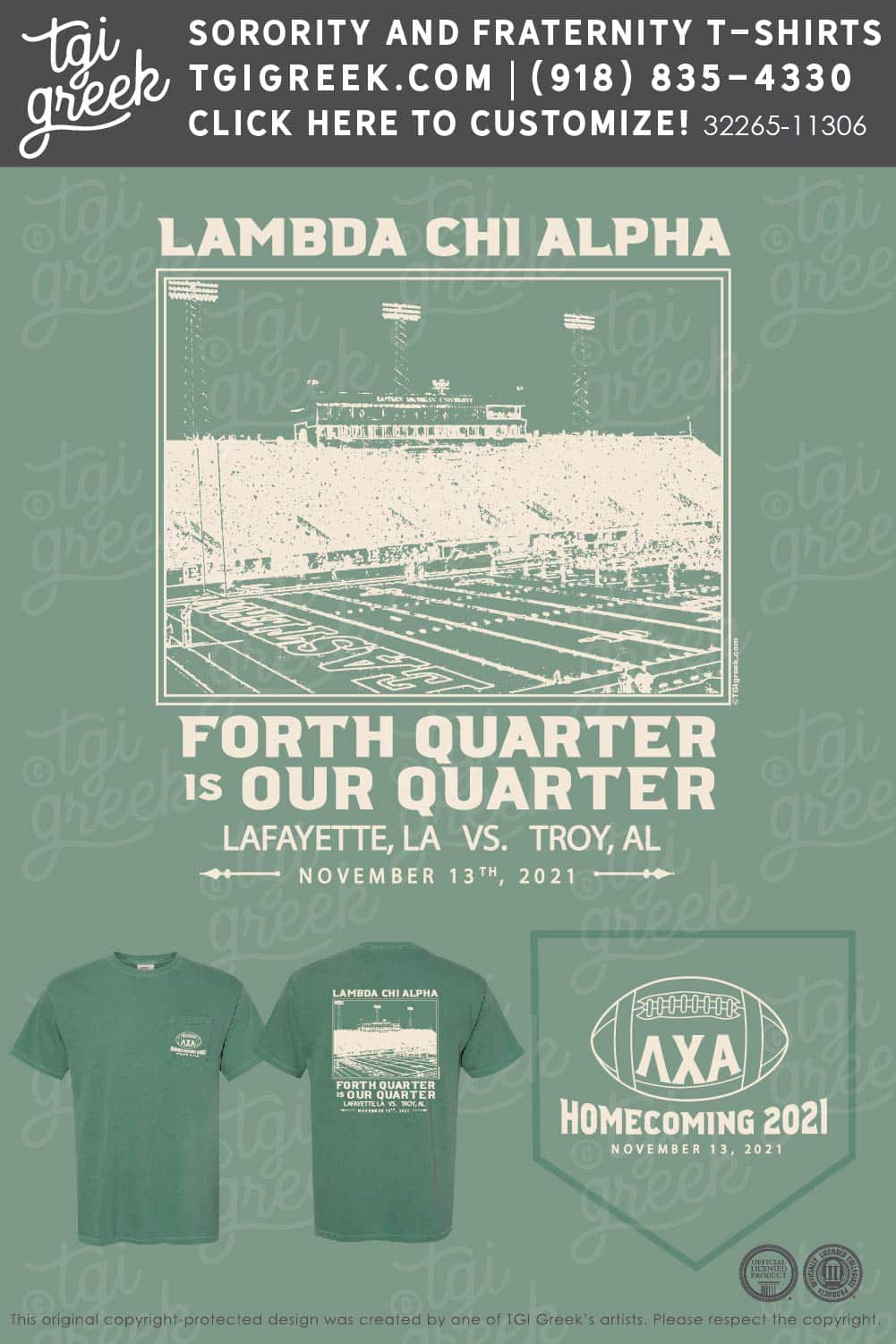 Lambda Chi Alpha – TROY Homecoming Game