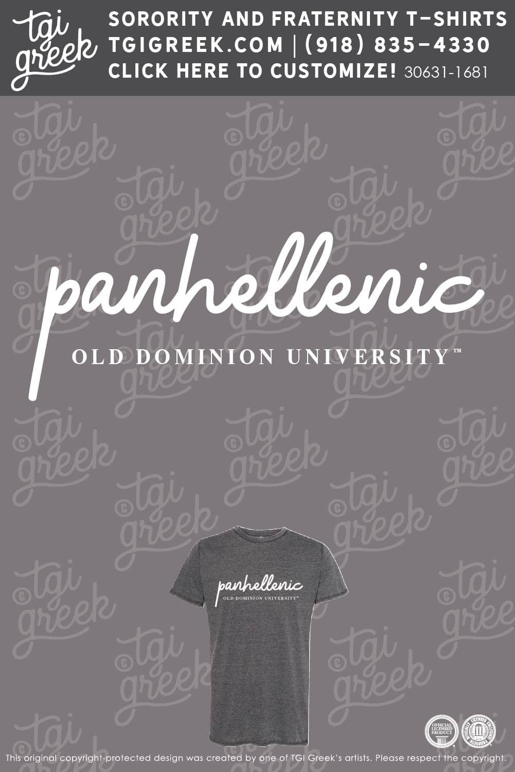Panhellenic – ODU Recruitment Acid Wash