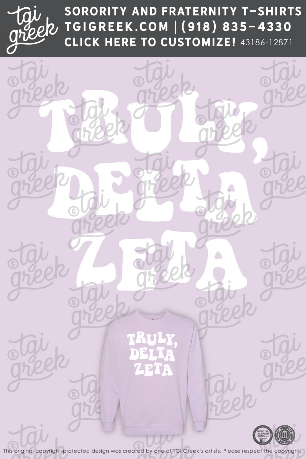 Delta Zeta – UMKC Crewneck