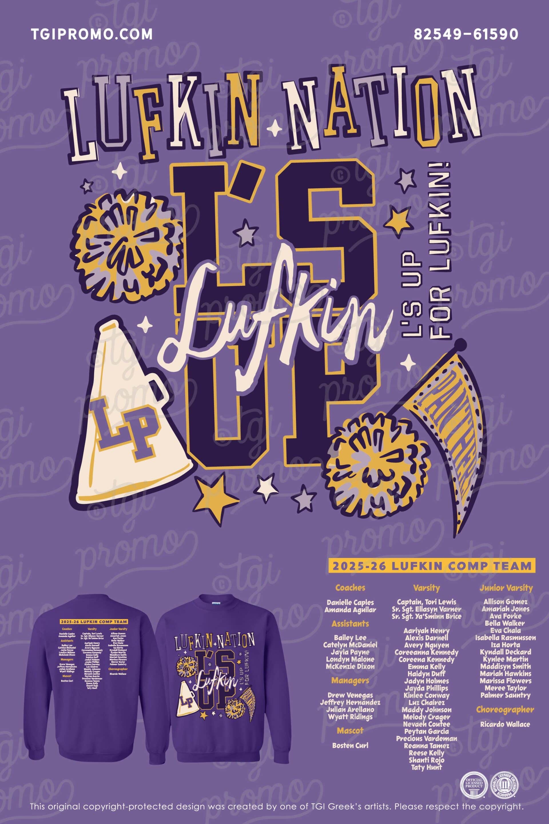 Lufkin HS – Cheer Comp Team