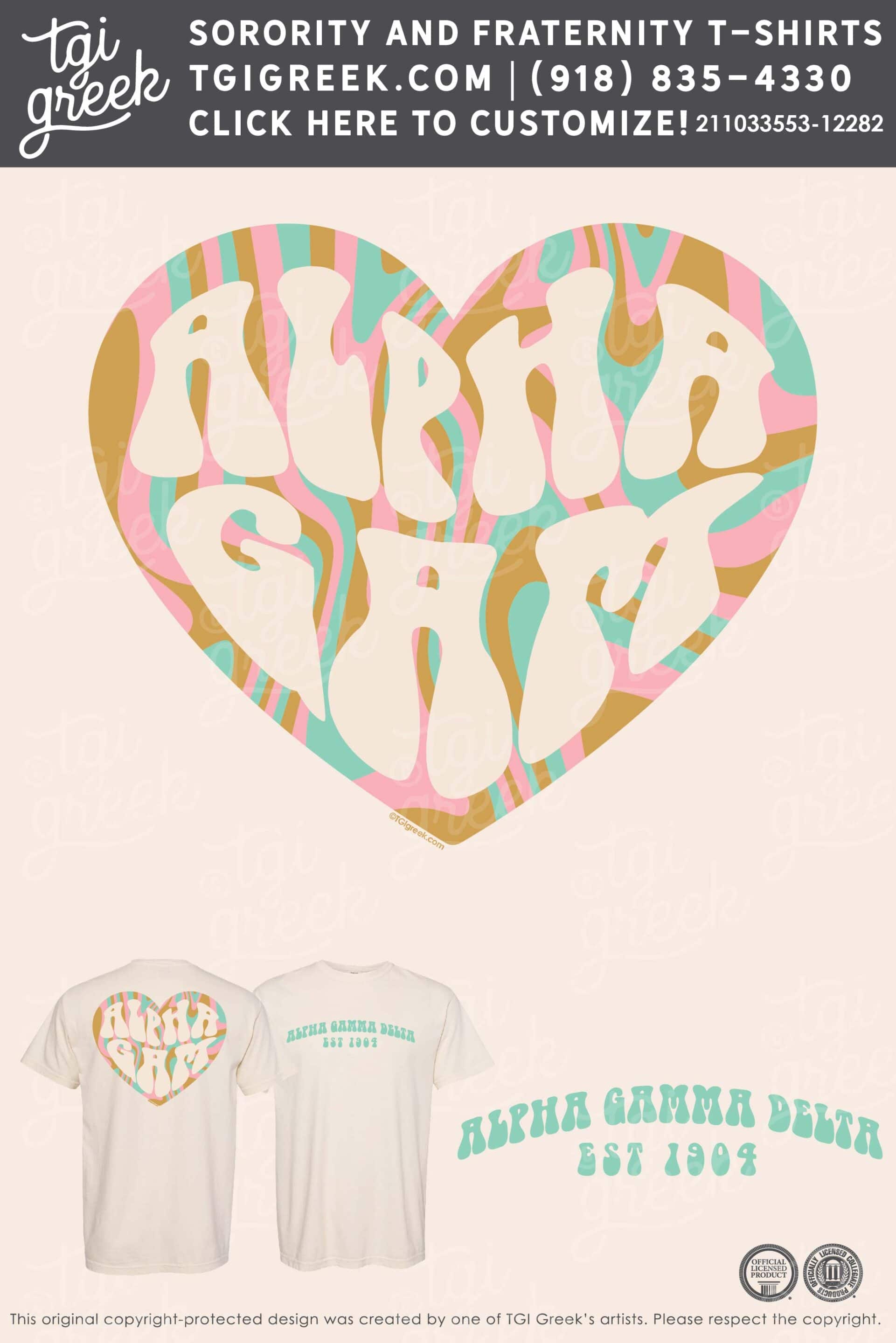Alpha Gamma Delta – Live Sale Nov Heart