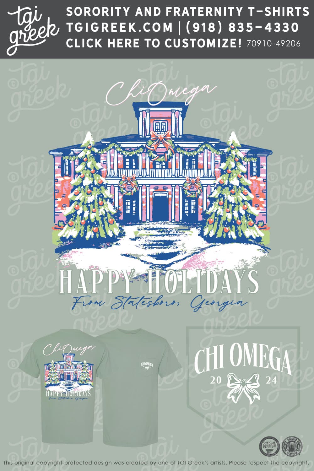 Chi Omega – GASU Christmas House