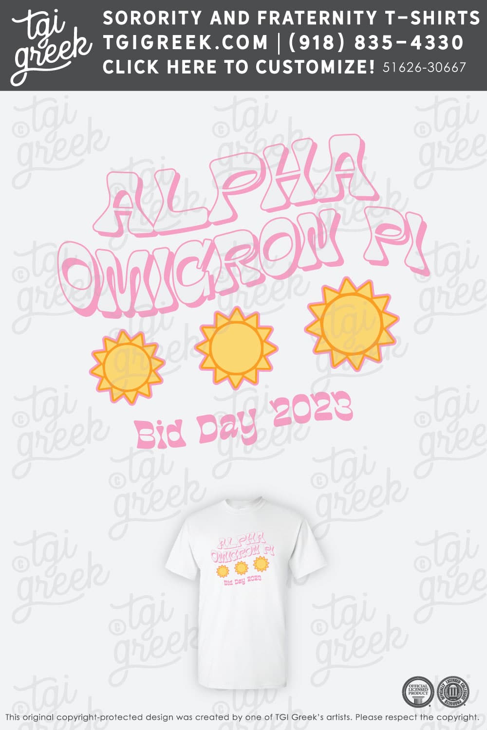 Alpha Omicron Pi – USAL Bid Day