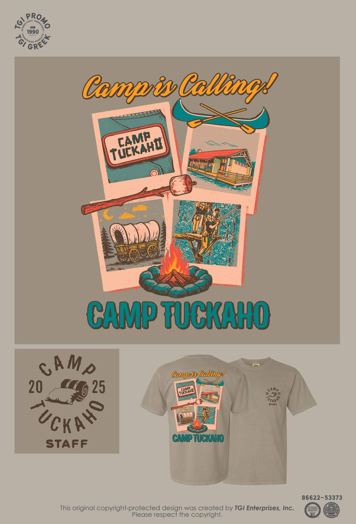 Camp Tuckaho – Staff Shirts