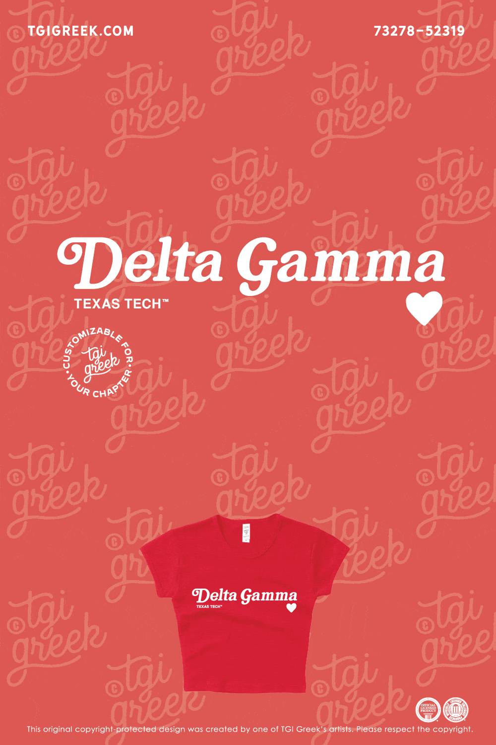 Delta Gamma – TXTECH Baby Tee